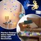 Hanukkah String Lights, 10 Feet 20 LED Battery Operated Star of David String Lights Indoor Chanukah Decoration for Menorah Jewish Judaism Passover Rosh Hashana Party Decor